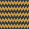 Vector Seamless Blue Yellow Color Hand Drawn Horizontal ZigZag Distorted Lines Grungy Chevron Pattern