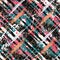 Vector seamless bold plaid pattern