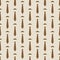Vector seamless brown pattern with mustaches and neckties
