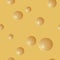 Vector seamless cheese pattern