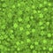 Vector seamless clover tile irish shamrock falling leaves on green background. Pattren irish symbol Good Luck, Vector pattern for