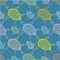 Vector seamless decorative pattern. Hand drawn turtle tribal background.