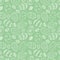 Vector seamless delicate pattern with decorative eggs. Easter holiday net green background for the site, printing on fabric, gift