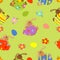 Vector seamless easter background