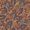 Vector seamless eastern pattern.