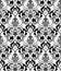 Vector. Seamless elegant damask pattern.