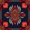 Vector seamless ethnic pattern. Colorful backdrop with abstract elements. Native american design, Navajo. Mexican native