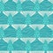 Vector seamless fishtail stylization pattern