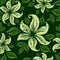 Vector Seamless floral grunge pattern with lillies