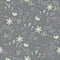 Vector seamless floral pattern. Romantic cute