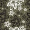 Vector Seamless freehand floral pattern