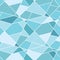 Vector seamless geometric blue polygonal pattern -