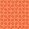 Vector seamless geometric pattern - modern orange stylish texture with creative shapes. Simple graphic design - abstract