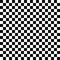 Vector seamless geometric pattern. Mosaic black and white squares