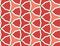 Vector seamless geometric pattern. Shaped white and green barbed wires, triangles on red background