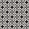 Vector seamless geometric pattern. Simple abstract lines lattice. Repeating interlaced circle elements