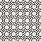 Vector seamless geometric pattern. Stylish abstract background. Repeating interwoven lines design.