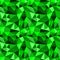 Vector seamless green abstract geometric rumpled triangular graphic background