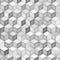 Vector Seamless Greyscale Shades Gradient Rhombus Grid Geometric Pattern