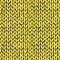 Vector seamless handmade knitted pattern of trendy pantone 2021 yellow color