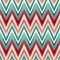 Vector seamless ikat ethnic pattern