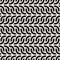 Vector seamless interlacing lines geometric pattern. Simple abstract lines lattice. Repeating elements stylish