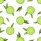Vector seamless limes pattern; juicy background.