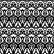 Vector Seamless Monochrome Damask Pattern