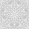 Vector Seamless Monochrome Ornate Pattern