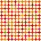 Vector Seamless Multicolor Cross Tiling Grid With White Circles Fancy Pattern