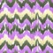 Vector seamless patter design with chevron ikat repeating ornaments.