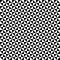 Vector seamless pattern. Abstract geometric texture. Black-and-white background. Monochrome triangular design.