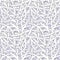 Vector seamless pattern of blackthorn sloe