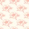 Vector seamless pattern with blooming almond