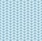 Vector seamless pattern of blue flat knitted cloth