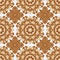 Vector seamless pattern in boho style.