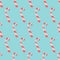 Vector seamless pattern with candycanes.