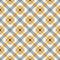 Vector seamless pattern. Classic stylish texture. Repeating geometric tiles with dotted rhombus. Mens fashion textile