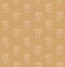 Vector seamless pattern of color take away coffee