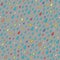 Vector seamless pattern with colorful rain drops on gray background