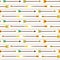 Vector seamless pattern with cute arrows