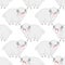 Vector Seamless Pattern with Cute Sheep Vector Lamb. Sheep Seamless Pattern Vector Illustration.