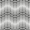 Vector seamless pattern with dots wavy lines