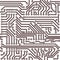 Vector seamless pattern - electronic circuit board