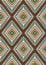 Vector seamless pattern with ethnic tribal ornamental rhombuses.