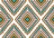 Vector seamless pattern with ethnic tribal ornamental rhombuses . Boho and hippie stylish background.