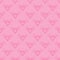 Vector seamless pattern with flat shining pink diamonds on pink background.