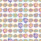 Vector seamless pattern with flowers. Abstract plants, botanical tiled design