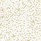 Vector seamless pattern with geometric confetti. Simple geometric color backdrop with shapes.