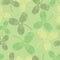 Vector seamless pattern with green leaves